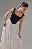 Casia Corset preview photo # 1 Black Satin Square Neck Evening Corset preview photo # 1
