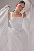 Casia Corset preview photo # 5 Ivory Satin Square Neck Bridal Corset preview photo # 5