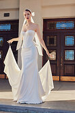 Gina Skirt preview photo # 1 Ivory Stretch Satin Mermaid Skirt preview photo # 1