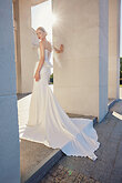 Gina Skirt preview photo # 3 Ivory Stretch Satin Mermaid Skirt preview photo # 3