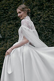Evelyn Cape preview photo # 6 Off-White Tulle and Lace Bridal Cape preview photo # 6