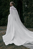 Evelyn Cape preview photo # 1 Off-White Tulle and Lace Bridal Cape preview photo # 1