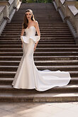 Brielle preview photo # 3 Ivory Fit and Flare Mikado Bridal Gown preview photo # 3