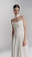 Crystal preview video # 2 Crystal Strapless Basque Waist Bridal Set preview video # 2