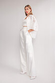 Andrea Pants preview photo # 11 Ivory Satin Bridal Palazzo Pants preview photo # 11
