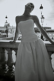 Louise preview photo # 6 Strapless Midi Wedding Dress with Corset Back preview photo # 6