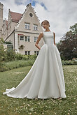 Marine preview photo # 4 Ivory Mikado A-Line Wedding Dress with Drop Waist preview photo # 4