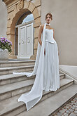 Ellora preview photo # 3 Ellora Strapless Pleated Silk Wedding Dress preview photo # 3