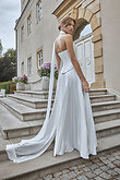 Ellora preview photo # 6 Ellora Strapless Pleated Silk Wedding Dress preview photo # 6
