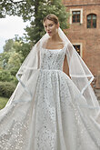 Ruta preview photo # 9 Ruta Square Neck Floral Lace A-Line Wedding Dress preview photo # 9