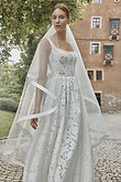 Ruta preview photo # 11 Ruta Square Neck Floral Lace A-Line Wedding Dress preview photo # 11