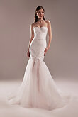 Harmonie Sequined Strapless Mermaid Wedding Dress preview photo # 1