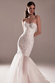 Harmonie Sequined Strapless Mermaid Wedding Dress preview photo # 5