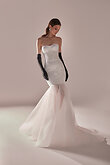 Harmonie Sequined Strapless Mermaid Wedding Dress preview photo # 13