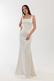 Claudia preview photo # 6 Claudia Square Neck Stretch Satin Mermaid Wedding Dress preview photo # 6