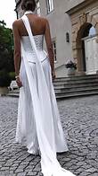 Ellora preview video # 2 Ellora Strapless Pleated Silk Wedding Dress preview video # 2