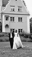 Marine preview video # 9 Ivory Mikado A-Line Wedding Dress with Drop Waist preview video # 9
